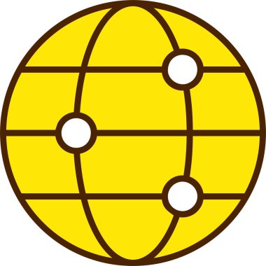 dünya web simgesi vektör illüstrasyonuName