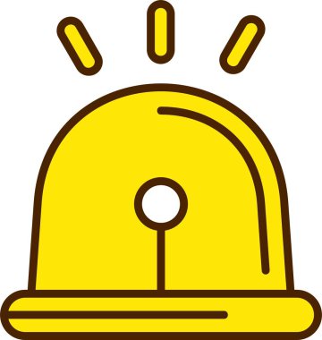 Alarm uyarı simgesi vektör illüstrasyonu 