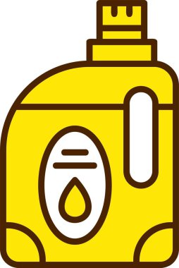 Deterjan Web simgesi basit illüstrasyon