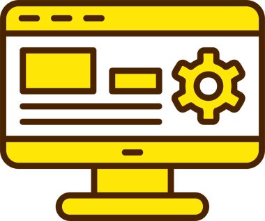 seo konsept simgesi, vektör illüstrasyonu basit tasarım