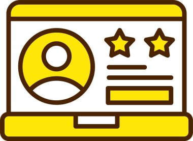 Beğeni simgesi, basit illüstrasyon