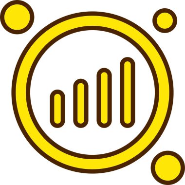 Sinyal kuvvet simgesi, vektör illüstrasyonu