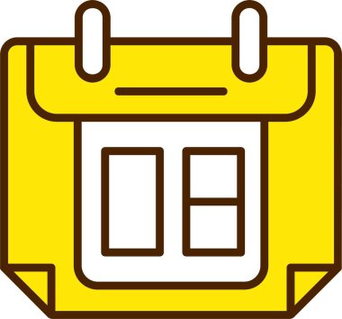  Takvim olay simgesi vektör illüstrasyonu