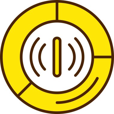 Beyaz Arkaplanda Veri Kullanımı Simgesi 