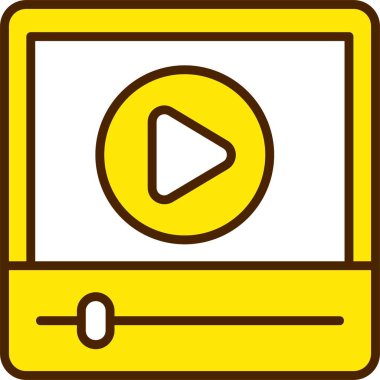 Play web icon simple illustration