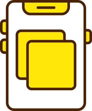 Ekran Aynası Web Simgesi, Basit İllüstrasyon