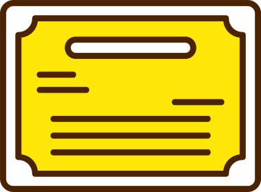 Sertifika. Web simgesi basit tasarım