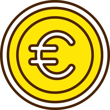 Euro simgesi vektör çizim