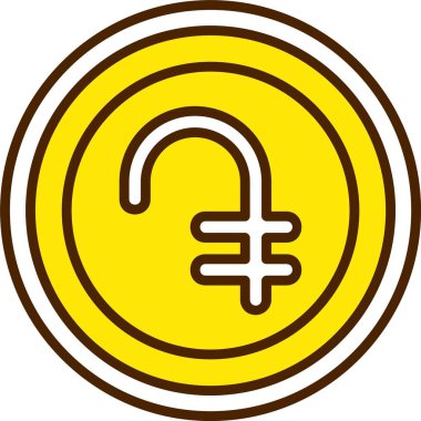 Ermeni Dram ikonu vektör illüstrasyonu