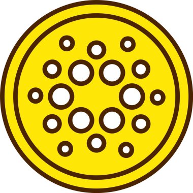 Cardano logo web simgesi vektör çizimi 
