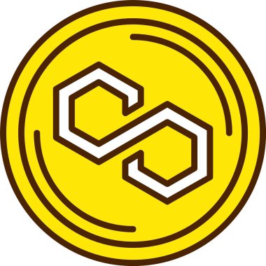 Çokgen logo web simgesi vektör çizimi 