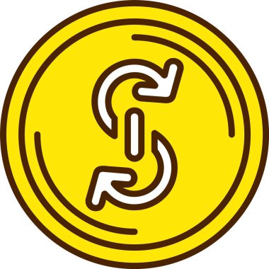 Özlem finans web simgesi basit illüstrasyon 