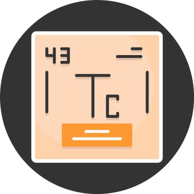 Teknetyum web simgesi vektör illüstrasyonu