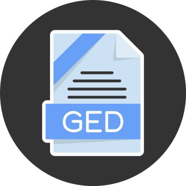 dosya biçimi belge simgesi, asgari biçim vektör çizimi