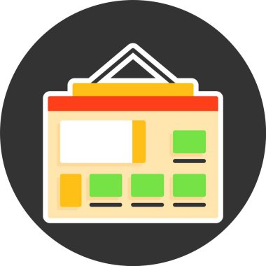 İş Tahtası Web Simgesi, Basit Resimler