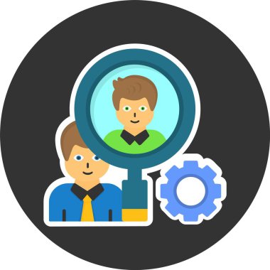 Yetenek Kazanma Web Simgesi, Basit İllüstrasyon