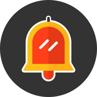 Bildirim web simgesi, basit illüstrasyon