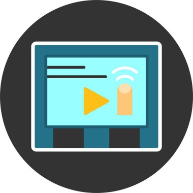 Dokunmatik Ekran Simgesi, Basit İllüstrasyon