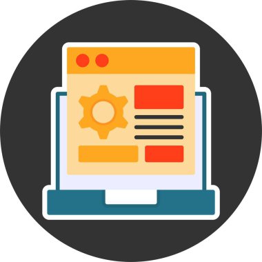 Özel Özellikler Web Simgesi, Basit İllüstrasyon