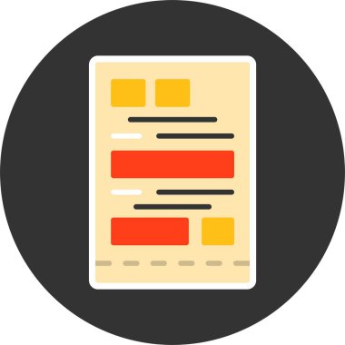 Alınan Web simgesi basit illüstrasyon