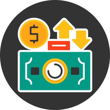 Değişim oranı web simgesi vektörü 