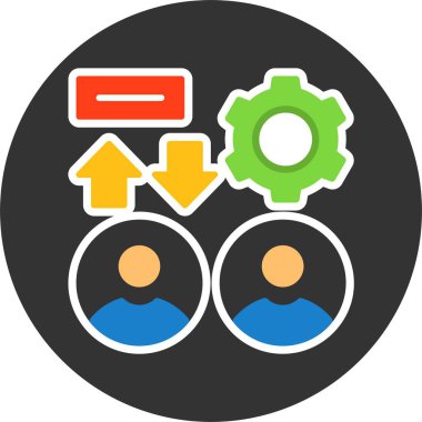 Takım çalışması Web Simgesi, Basit Resimler