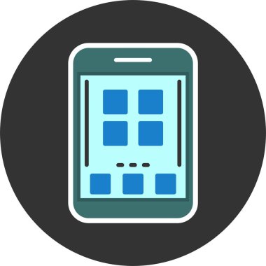 menü web simgesi basit illüstrasyon    