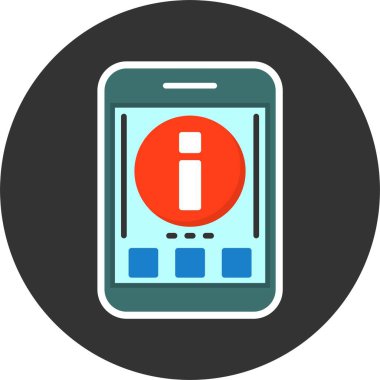 Bilgi simge vektör çizim