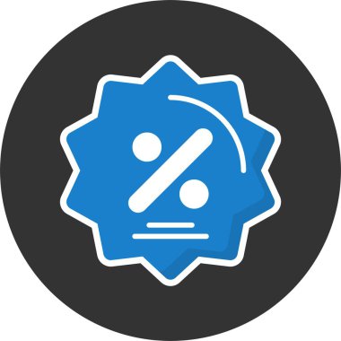 Taslak biçiminde indirim simgesi