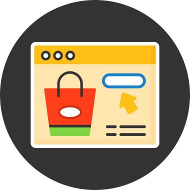 Shop Now Web Simgesi, Basit Resimler