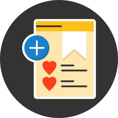 ekle. Web simgesi vektör illüstrasyonu