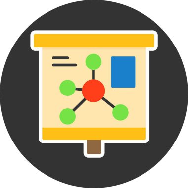 Zihin Haritası Web Simgesi, Basit Resim