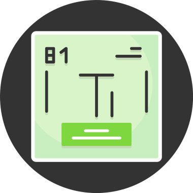 Talyum web simgesi vektör illüstrasyonu