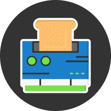 Tost Makinesi Web Simgesi, Basit Resimler