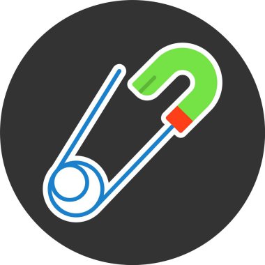 pin simgesinin vektör illüstrasyonu