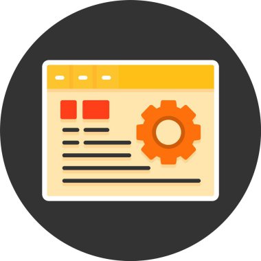 seo konsept simgesi, vektör illüstrasyonu basit tasarım