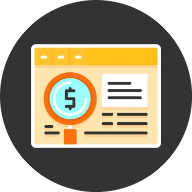 Ücretli Arama Web Simgesi, Basit Resimler