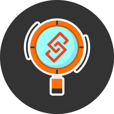 Arka bağlantılar web simgesi vektörü 