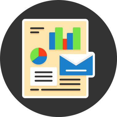 Web analytics vektör çizim