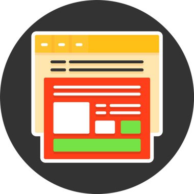 Web sitesi simgesi ve internet konsepti beyaz arkaplanda izole edildi 