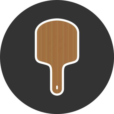 Pizza Kabuğu Web simgesi vektör illüstrasyonu