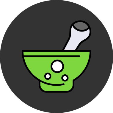 Pestle Web Simgesi, Basit İllüstrasyon