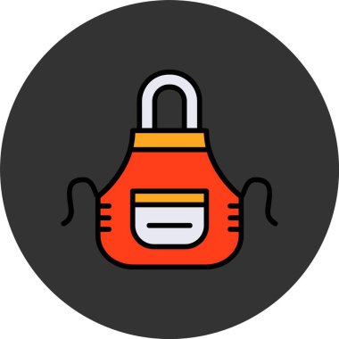 önlük simge vektör çizim