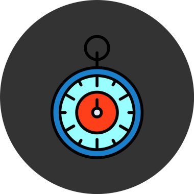 Zamanlayıcı web simgesi vektör illüstrasyonu