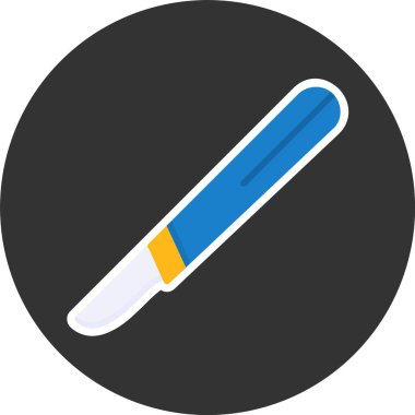 Bıçak. Web simgesi basit illüstrasyon 