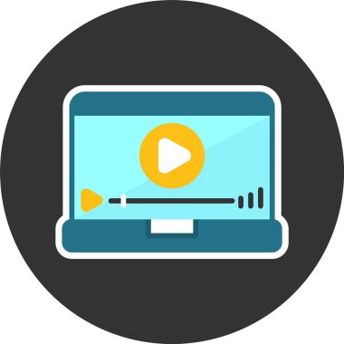 Play web icon simple illustration