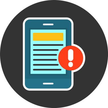 Sahte Haber Web Simgesi, Basit İllüstrasyon