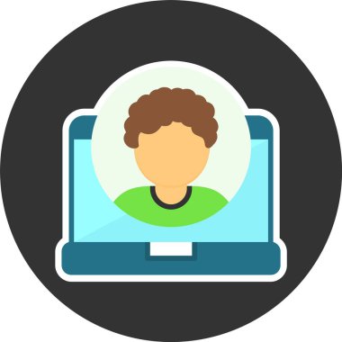 Kullanıcı Web Simgesi, Basit İllüstrasyon