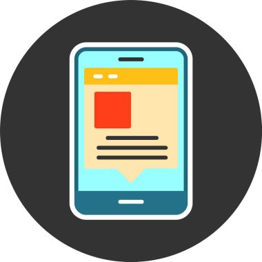 Web Simgesi Gönderi, Basit İllüstrasyon