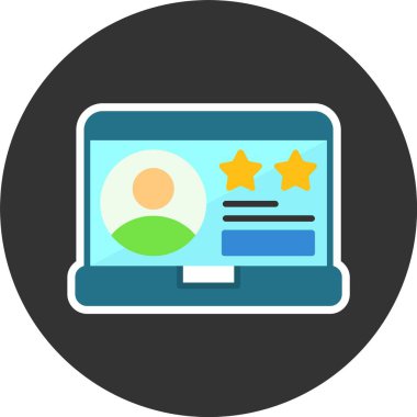 Beğeni simgesi, basit illüstrasyon